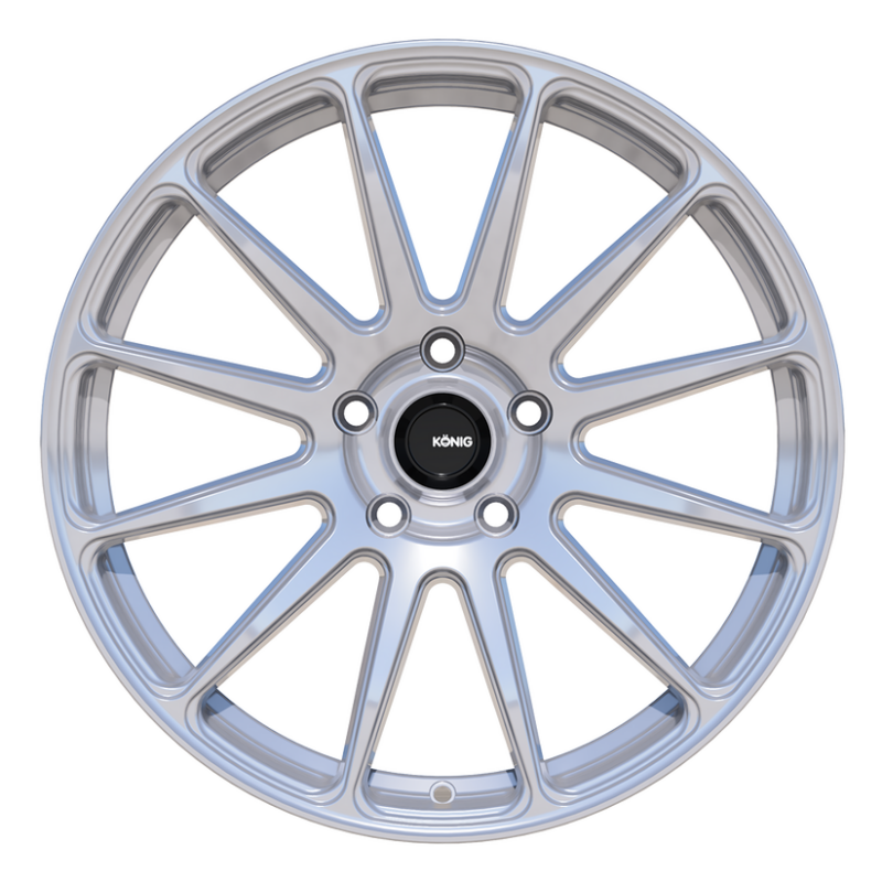 Konig Aeris 17x8 5x114.3 ET40 Steel Silver Wheel - Image 2