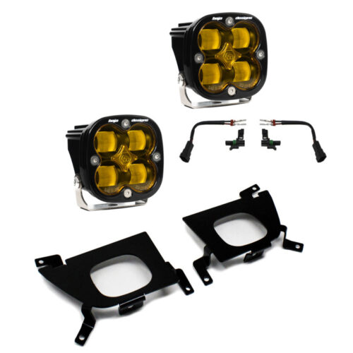 Baja Designs for 2019+ Chevy Silverado 1500/2500/2500 HD SAE Amber Fog Pocket Kit