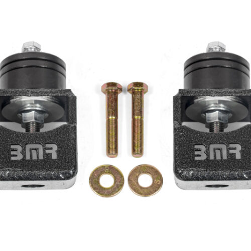 BMR Chevy SS and Pontiac G8 Motor Mount Kit (Solid Bushings) Black Hammertone