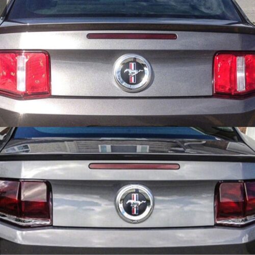 Raxiom for 2010-2012 Ford Mustang Aero Tail Lights- Black Housing (Smoked Lens) - Image 8