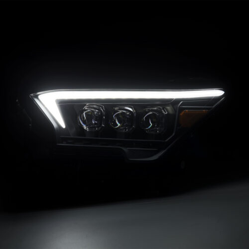 AlphaRex 2023+ Toyota Tacoma NOVA-Series LED Proj Headlights Black w/Actv Light & Seq. Sig + DRL - Image 3