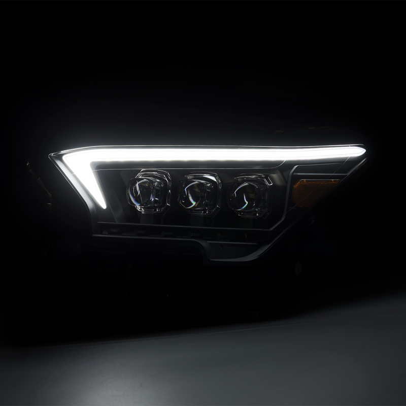 AlphaRex 2023+ Toyota Tacoma NOVA-Series LED Proj Headlights Black w/Actv Light & Seq. Sig + DRL - Image 3