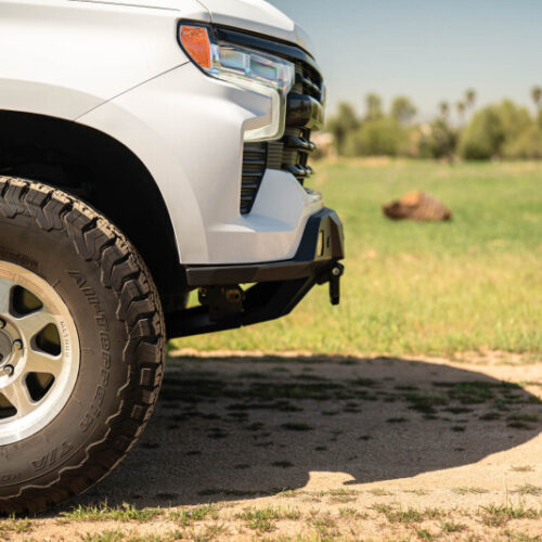 DV8 Offroad 2022+ Chevrolet Silverado 1500 Offroad Spec Series Front Bumper w/ Winch - Image 7