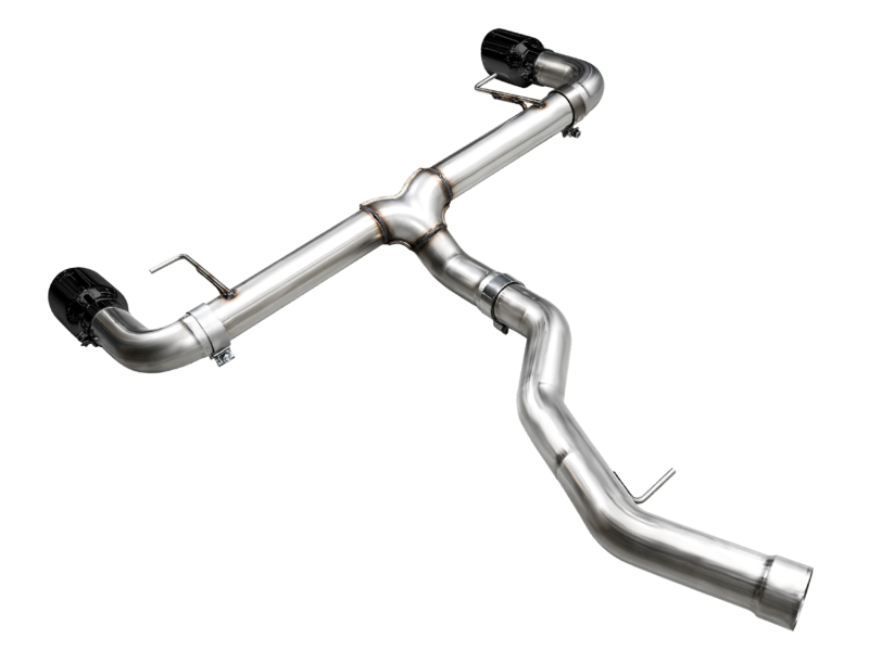 AWE Tuning Track Edition Axle-Back Exhaust - Diamond Black for 19-23 BMW 330i / 21-23 BMW 430i Base G2X - Image 4