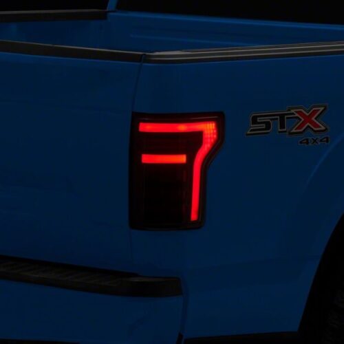Raxiom for 2015-2020 Ford F-150 RBX LED Tail Lights- Black Housing- Smoked Lens