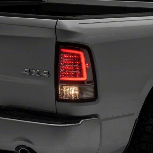 Raxiom for 2009-2018 Dodge RAM 1500 Axial Series LED Tail Lights- Chrome Housing- Clear Lens - Image 2