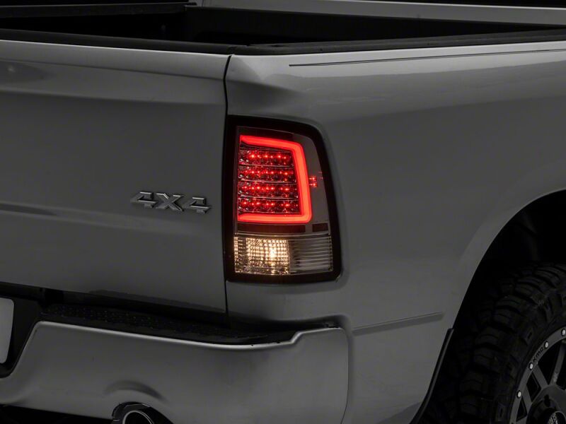 Raxiom for 2009-2018 Dodge RAM 1500 Axial Series LED Tail Lights- Chrome Housing- Clear Lens - Image 2