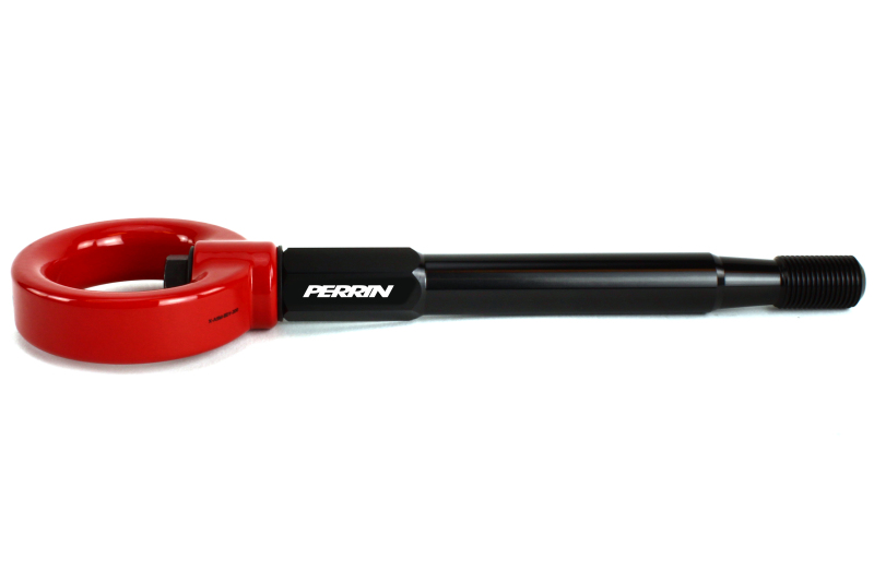 PERRIN 25-26 Subaru Forester (Base/Ltd-Prem-Sport-Touring Incl. Hybrid/Wldrns) FR Tow Hook Kit - Red - Image 4