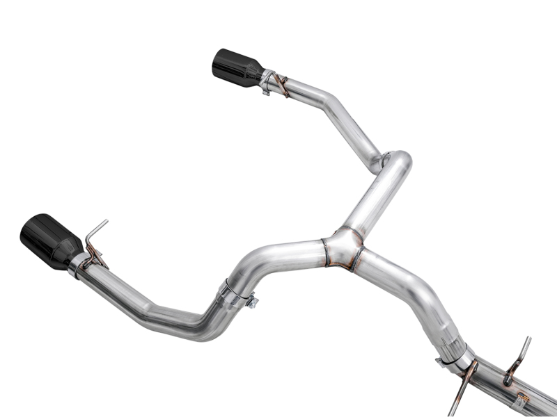 AWE Tuning 4th Gen GM 1500 5.3L 0FG Cat-Back Split Rear Exit (Flat Bumper) - Dual Diamond Tips - Image 4