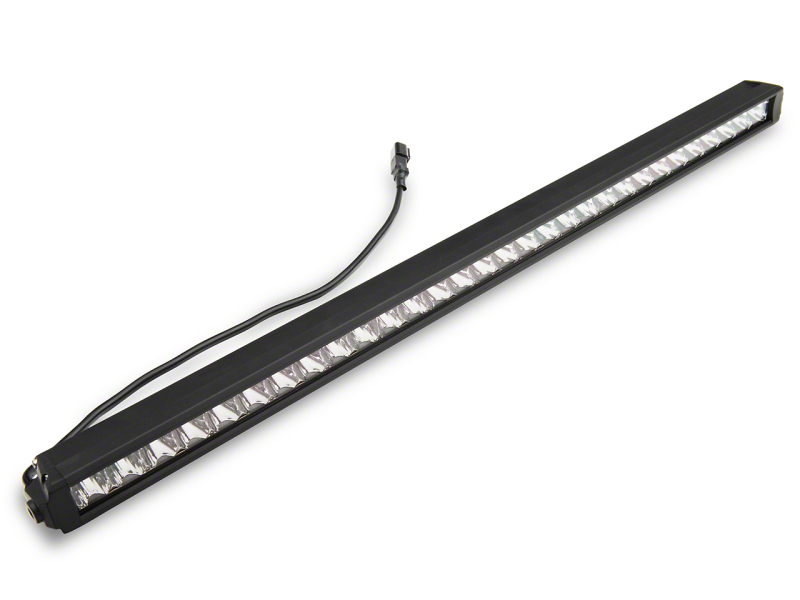 Raxiom for 2018-2023 Jeep Wrangler JL Axial Series 30-In Single Row LED Light Bar w/ Hood Mounting Brackets