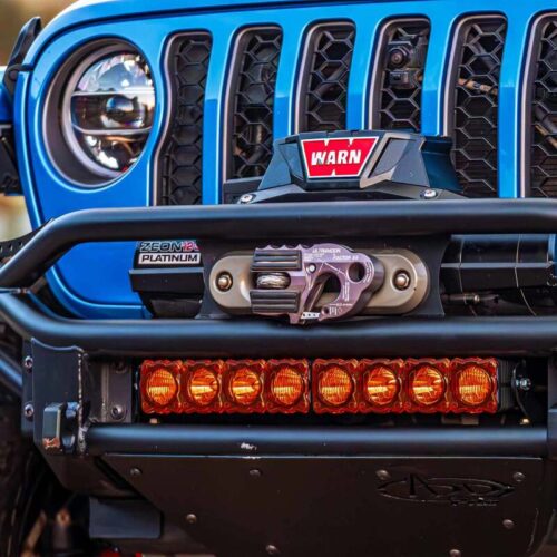 KC HiLiTES FLEX ERA LED Light Bar 10in. Light Shield - Amber (SHIELD ONLY) - Image 4