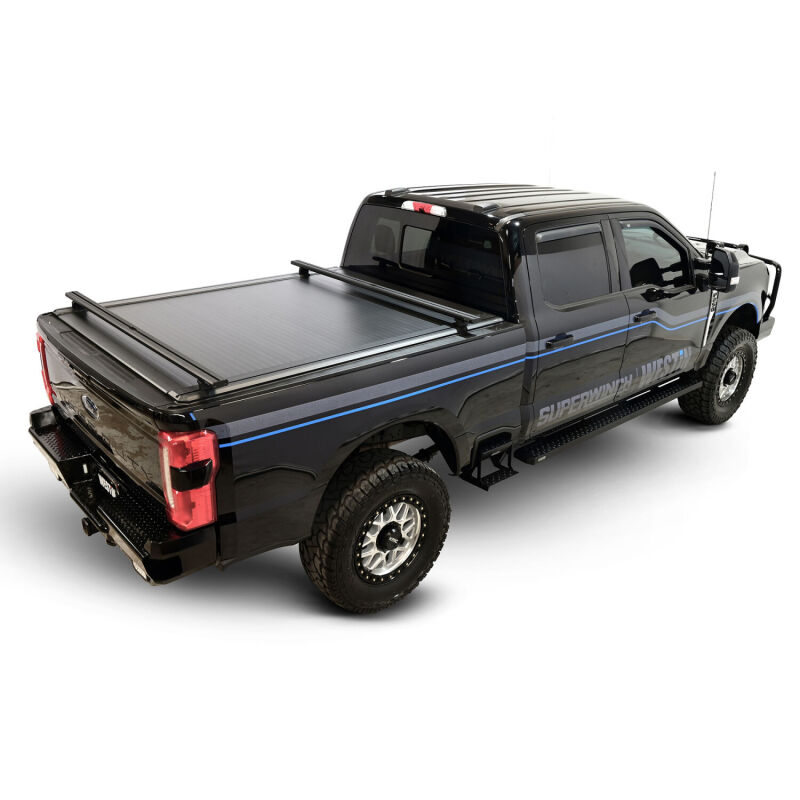 Westin 17-26 Ford F-250/F-350 SD 6.8ft Bed Electric Retractable Tonneau Cover - Black - Image 6
