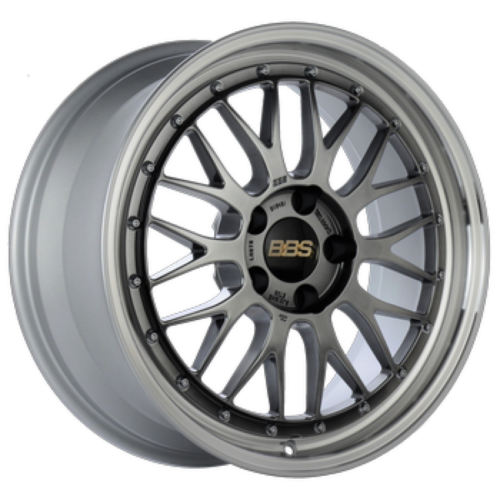 Alternative view of BBS LM 18x10 - 5x114.3 ET20 - PFS - Diamond Black w/Diamond Cut Machined Lip