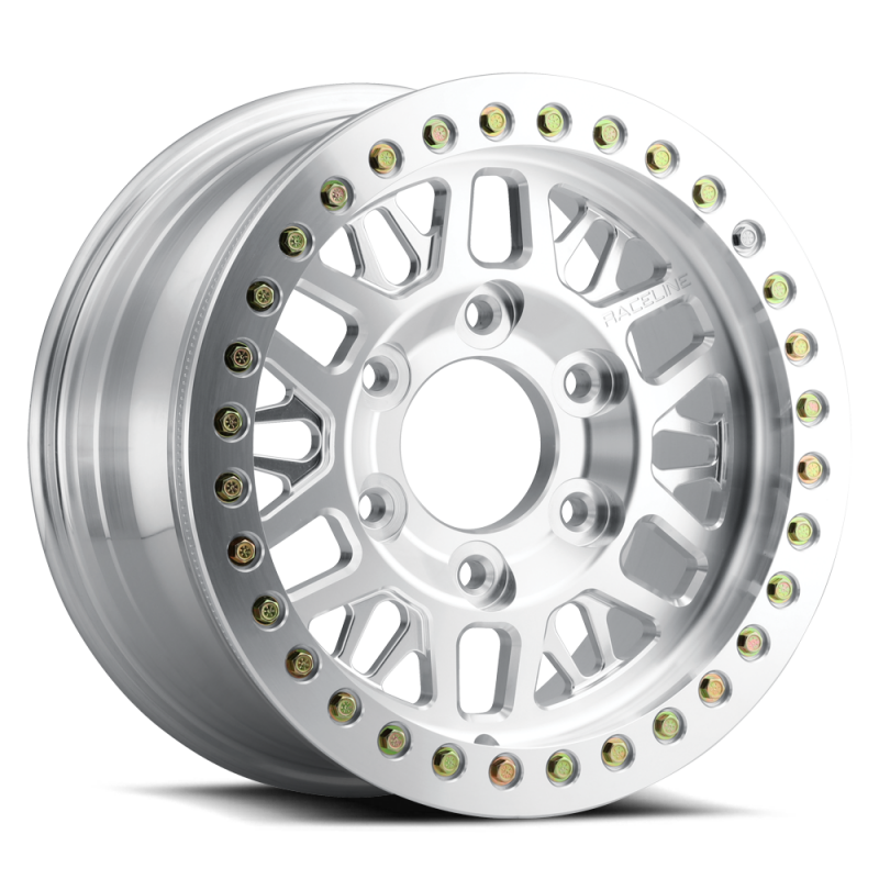 Raceline RT951F Ryno 17x9in / 8x165.1 BP / -12mm Offset / 130.81mm Bore - Machined Beadlock Wheel - Image 6