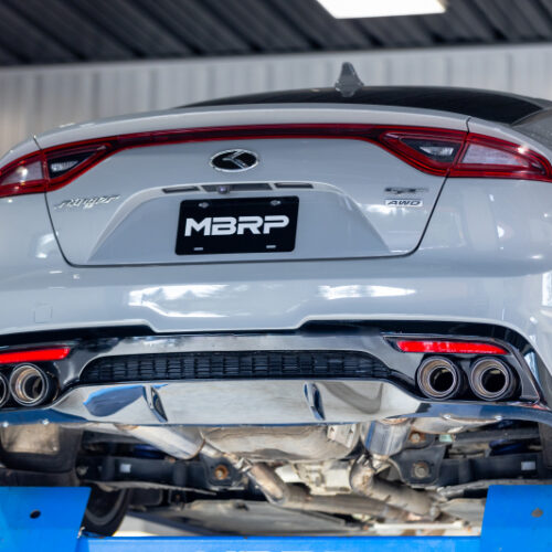 MBRP 18-22 Kia Stinger GT Bezel Kit Quad Tip CF - Image 3