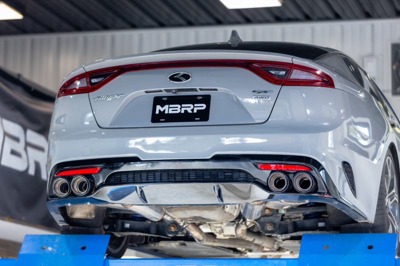 MBRP 18-22 Kia Stinger GT Bezel Kit Quad Tip CF - Image 3