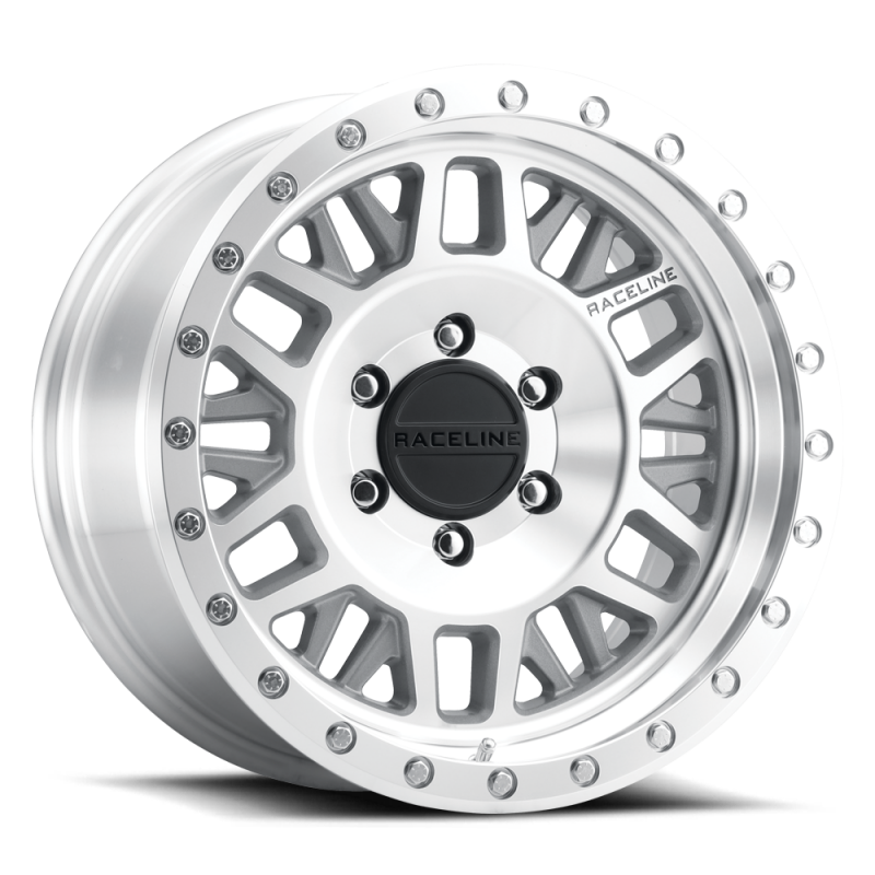Raceline 951MC Ryno 17x9in / 5x127 BP / -12mm Offset / 78.1mm Bore - Machined Wheel - Image 3