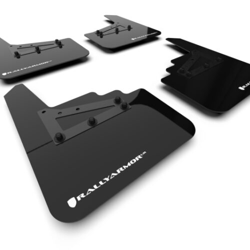 Rally Armor 21-26 Ford F-150 (Excl. Raptor) Black UR Mud Flap w/White Logo