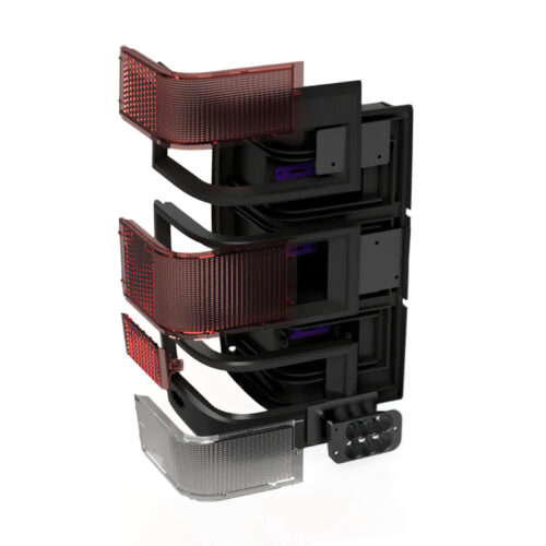 ORACLE Lighting Jeep Comanche MJ LED Tail Lights - Standard Red Lens - Image 10