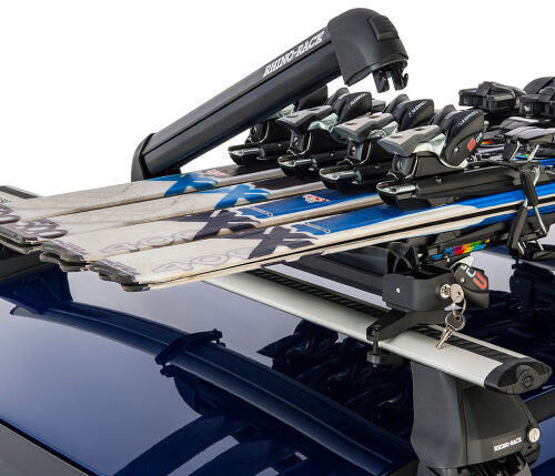 Rhino-Rack 574 Universal Ski/Snowboard Carrier - Fits 4 Pairs of Skis or 2 Snowboards - Black - Image 6