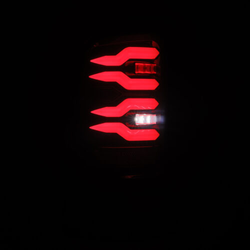 AlphaRex 94-01 Dodge Ram 1500/2500/3500 LUXX-Series LED Tail Lights - Black/Red - Image 6