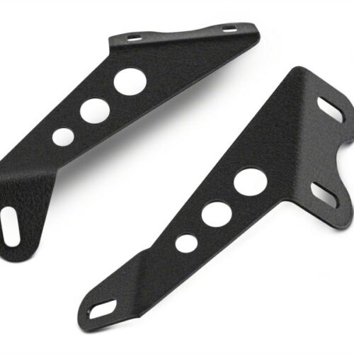 Raxiom for 2007-2018 Jeep Wrangler JK 24-In Light Bar Hood Mounting Brackets - Image 8