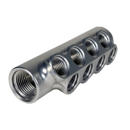Aeromotive Fuel Distribution Log (10-Ports) (2) -10 AN/(8) -6 AN - Image 2