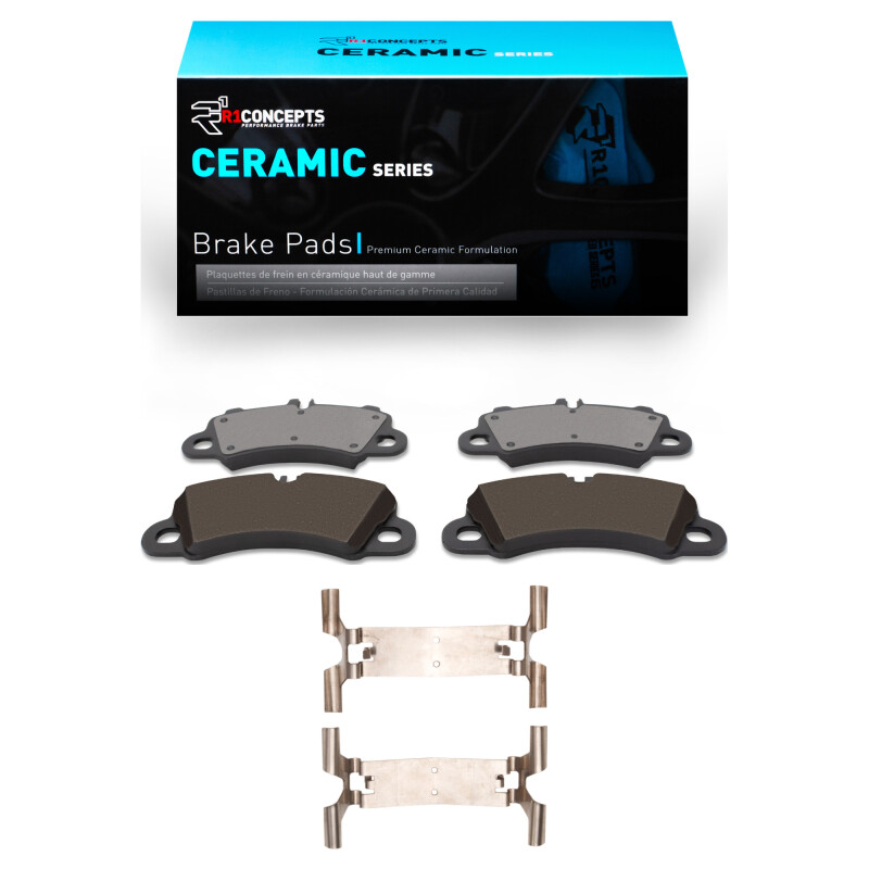 R1 2019-2023 Porsche Macan Front R1 Ceramic Pads & Hardware Kit - Image 2