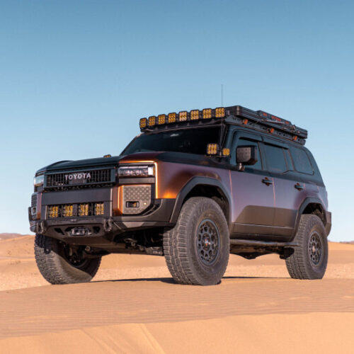 Alternative view of DV8 Offroad 24-26 Toyota Land Cruiser Spec Series Front Bumper