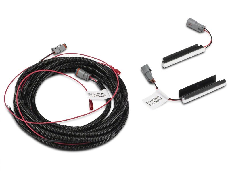 Raxiom 15-17 Ford Mustang GT Axial Series Hood Mount LED Turn Signal Kit- Red - Image 6