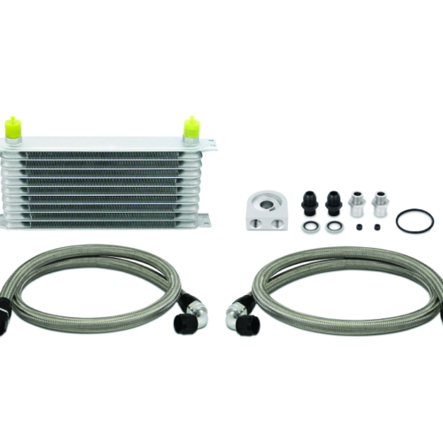 Mishimoto Universal 10 Row Oil Cooler Kit (Metal Braided Lines) - Image 4
