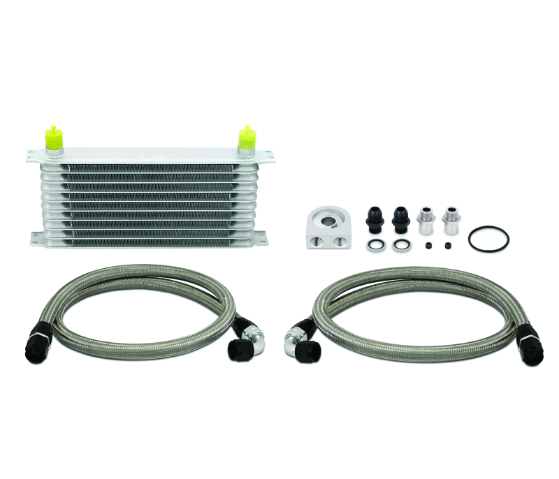 Mishimoto Universal 10 Row Oil Cooler Kit (Metal Braided Lines) - Image 4