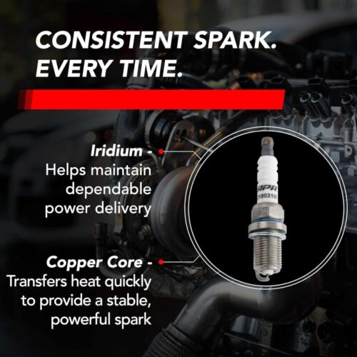 Alternative view of APR EA888.1/2/EA837/EA113 Iridium Pro Spark Plug - Heat Range 9 - 14mm x 19mm x 16mm - SINGLE