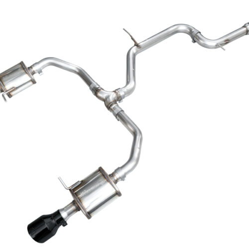AWE Tuning Touring Edition Exhaust - Diamond Black Tips for 22-25 Volkswagen Jetta GLI