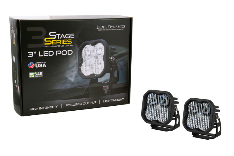 Diode Dynamics 2021 Ford Bronco SS3 LED Ditch Light Kit - Pro White Combo - Image 6