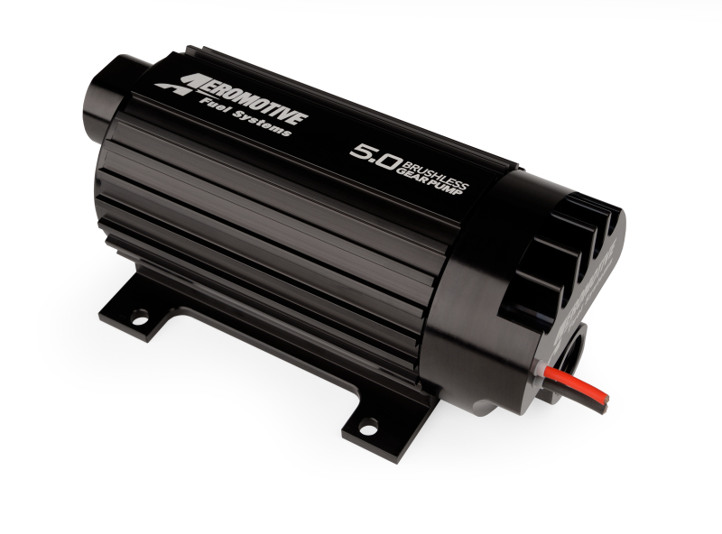Aeromotive 5.0 Brushless Spur Gear External Fuel Pump - In-Line - 5gpm - Image 2