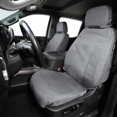 Alternative view of Covercraft 2024+ Toyota Corolla Cross Endura Waterproof SeatSaver Front Row Seat Covers - Grey
