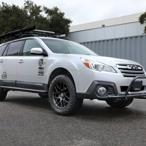 aFe Power 10-14 Subaru Outback H4 2.5L / H6 3.6L Terra Guard Bumper Front - Black - Image 4