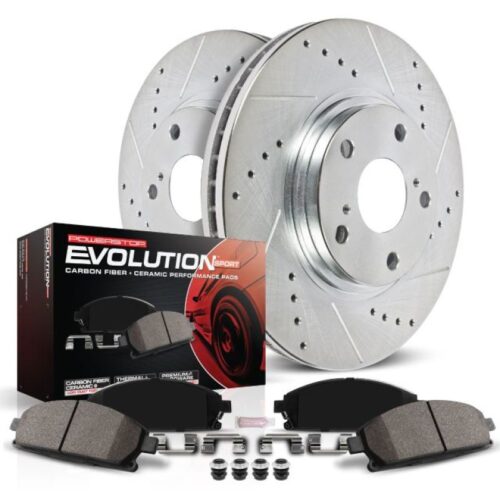 Alternative view of Power Stop 15-20 Dodge Charger Front Z23 Evolution Brake Kit