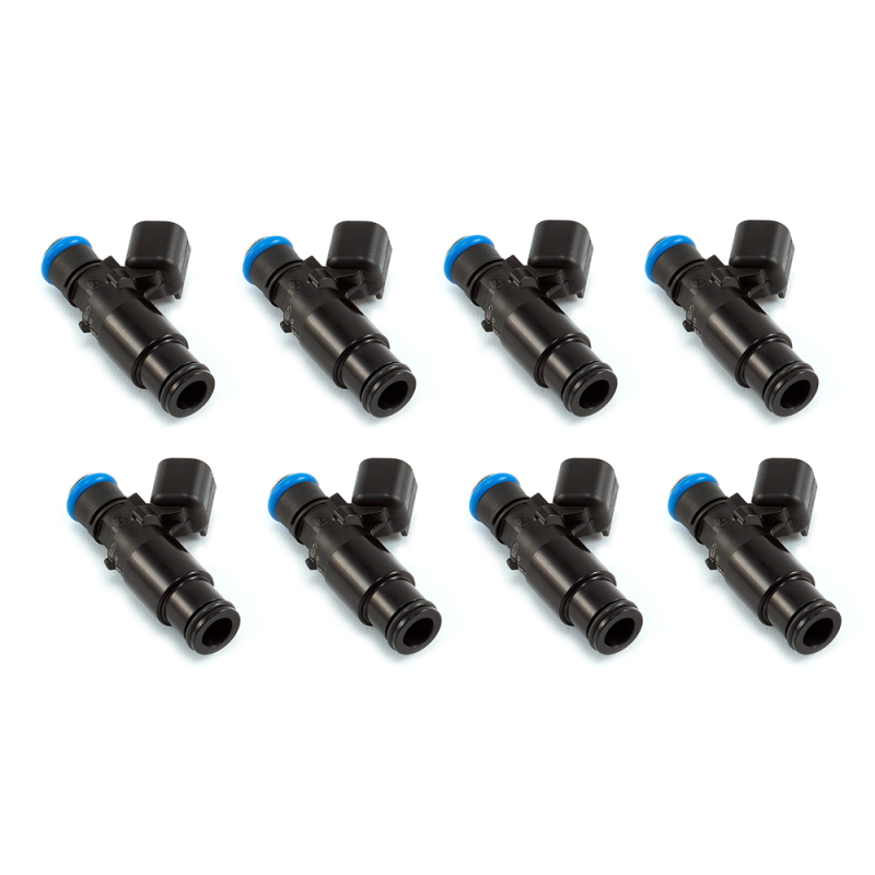Injector Dynamics 1750-XDS Injectors for Dodge 300C SRT-8 6.4L 14mm (Black) BOTTOM Adaptor - Set of 8