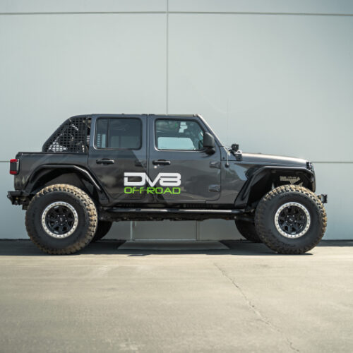 DV8 Offroad 18-23 Jeep Wrangler JL 4 Door Body/Pinch Weld Mounted Step