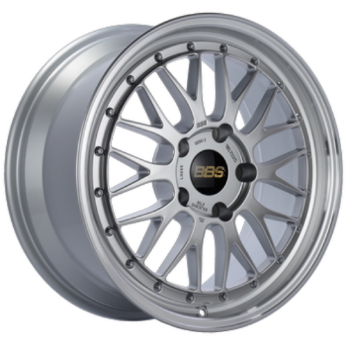 BBS LM 19x9.5 5x112 ET23 Diamond Silver Center Diamond Cut Lip Wheel - 82mm PFS/Clip Required - Image 2