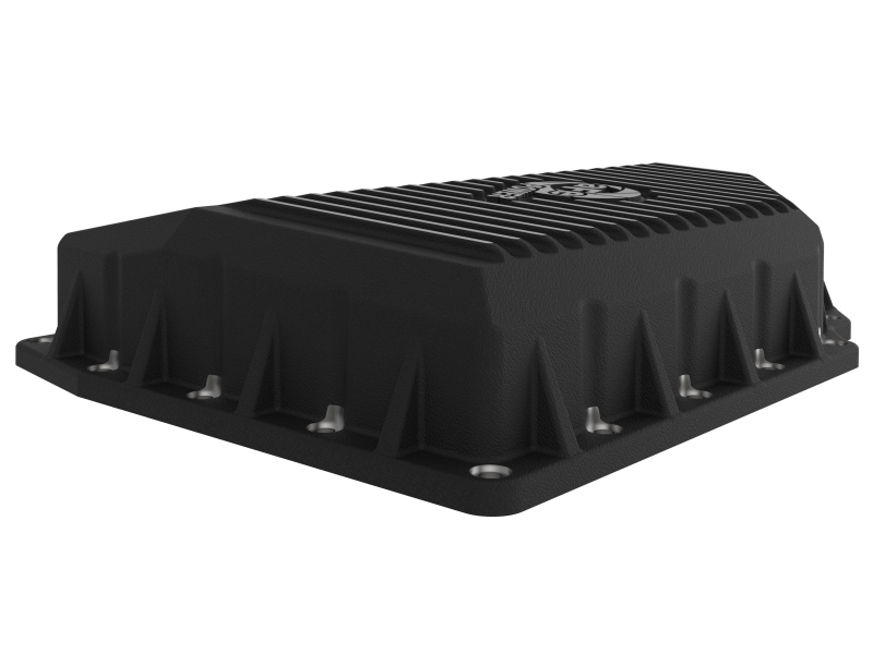 aFe Power 05-19 VW 1.8L/2.0L w/ Oil Sensor Engine Oil Pan Black POWER Street Series w/ Machined Fins - Image 5