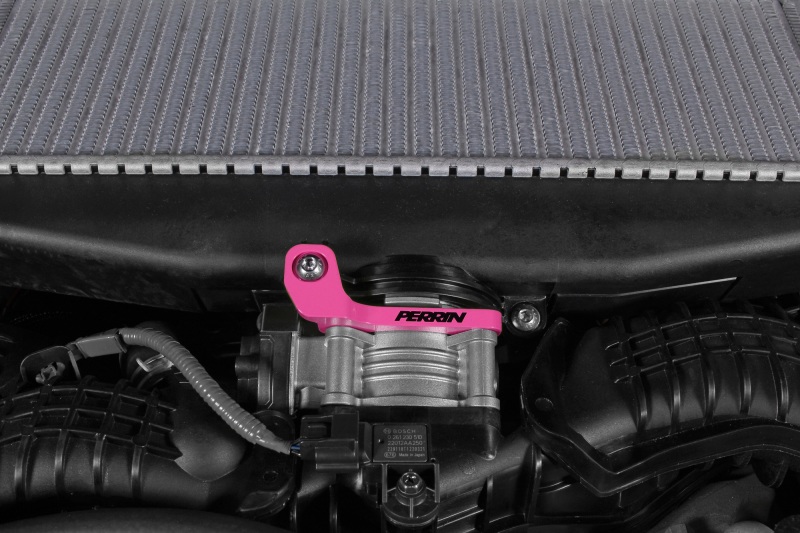 PERRIN 22-26 Subaru WRX / 19-25 Ascent / 20-25 Outback & Legacy Turbo TMIC Bracket - Hyper Pink - Image 3