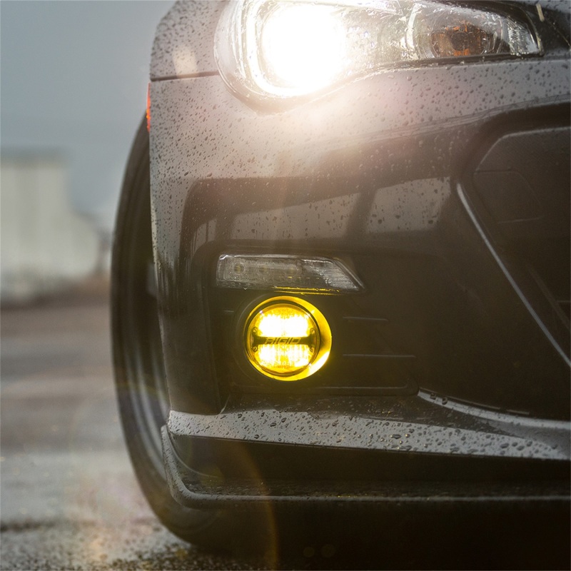 Rigid Industries 360-Series 4in LED SAE J583 Fog Light - Selective Yellow (Pair) - Image 3