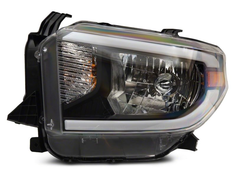 Raxiom for 2014-2021 Toyota Tundra Axial Series Headlights w/ SEQL LED Bar- Black Housing (Clear Lens) - Image 3