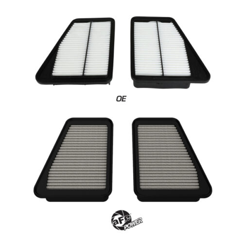 aFe Power 18-21 Kia Stinger V6-3.3L (tt) Magnum FLOW OE Replacement Air Filter w/ Pro DRY S Media - Image 4