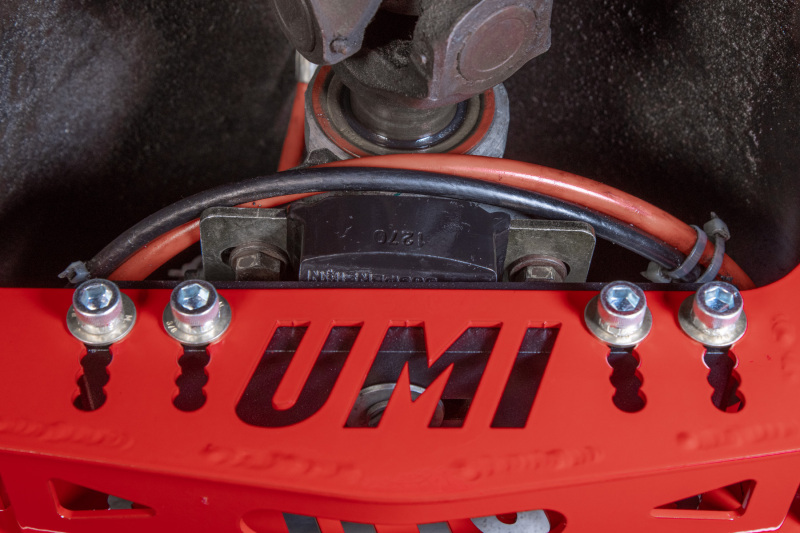 UMI Performance 78-88 GM G-Body Modular Adjustable Transmission Crossmember - Black - Image 9