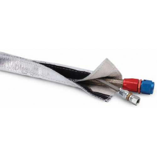 DEI Heat Shroud 1in I.D. x 3ft - Aluminized Sleeving - Hook and Loop Edge - Image 2