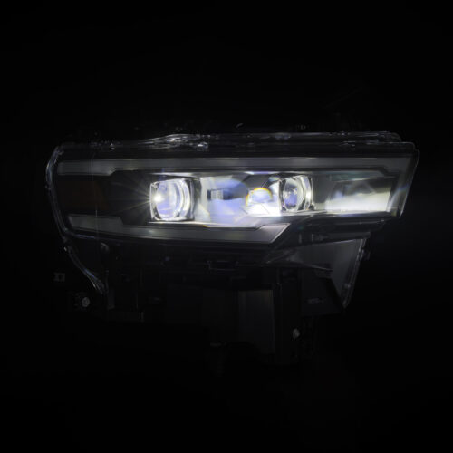 AlphaRex 25-26 Dodge Ram 1500 Luxx LED Proj Headlights -Black w/Activ Lit/ Seq Signal/Switchbk DRL - Image 4